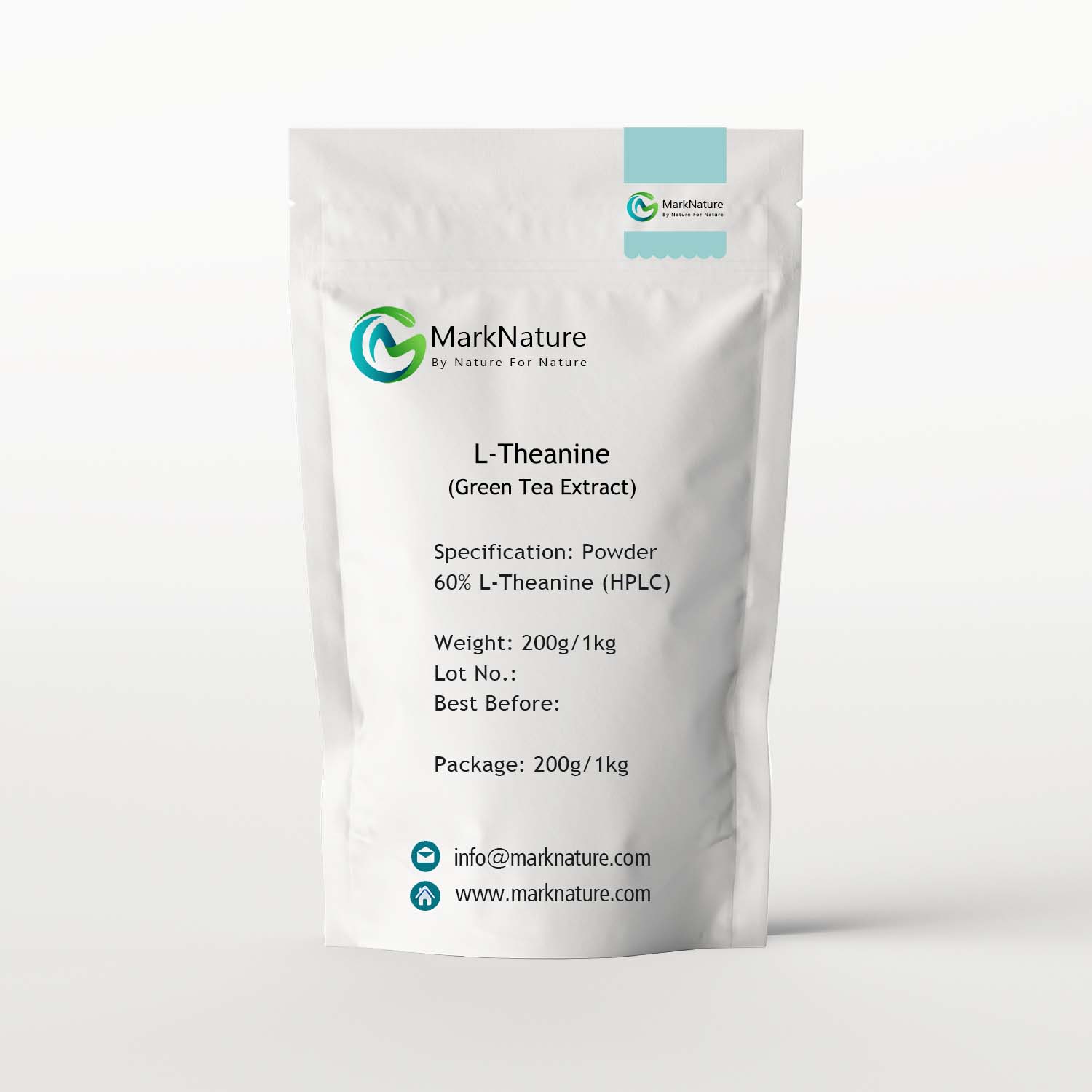 Extrait de thé vert, 60% L-théanine (HPLC)