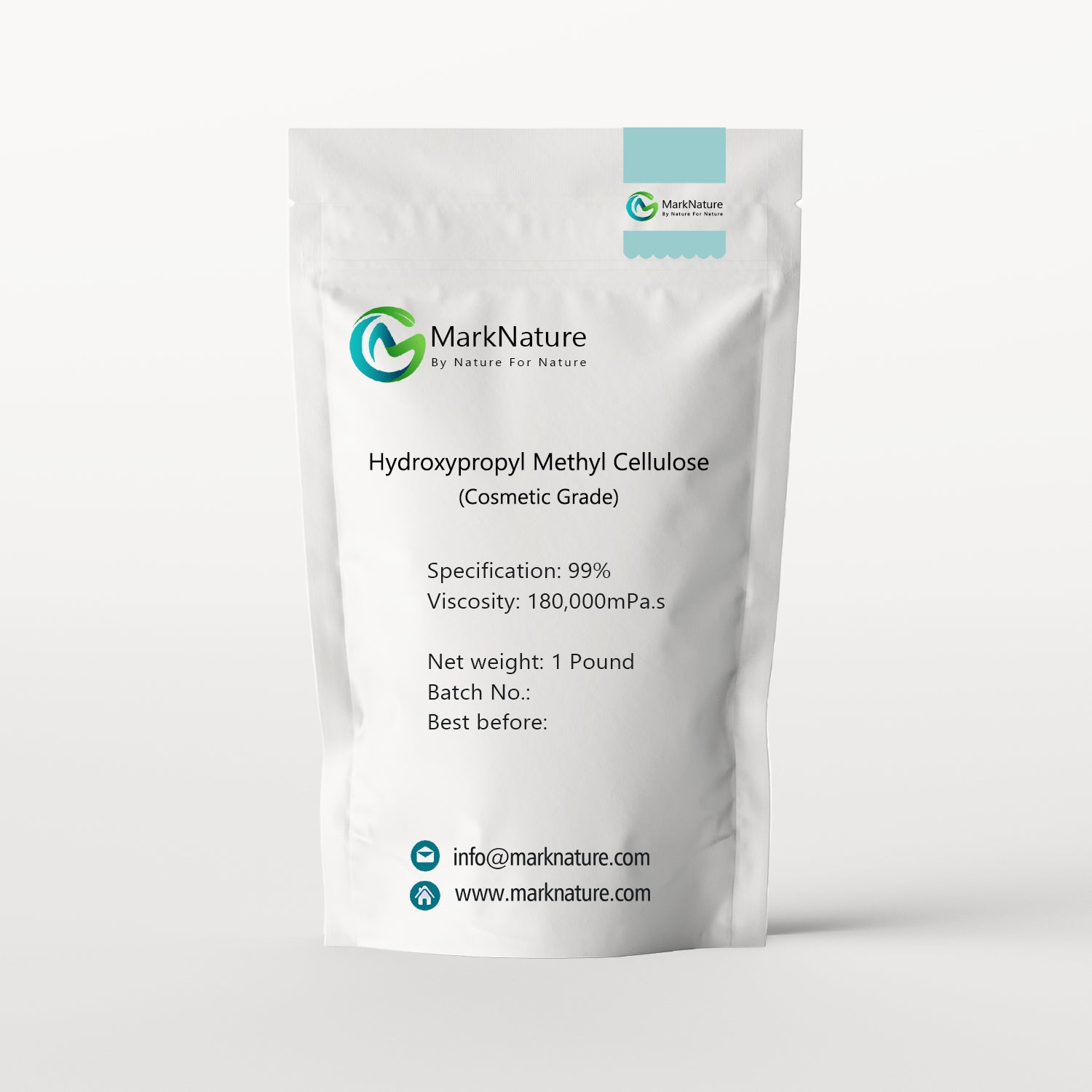 Hidroxipropilmetilcelulose (HPMC) 20WS, Grau cosmético
