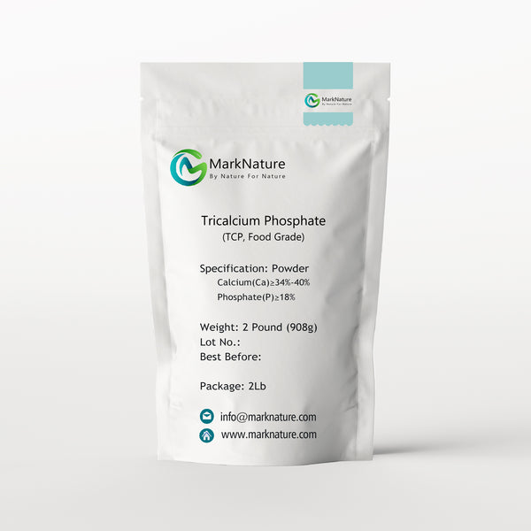 Fosfato tricálcico (TCP), fosfato de cálcio, qualidade alimentar FCC V