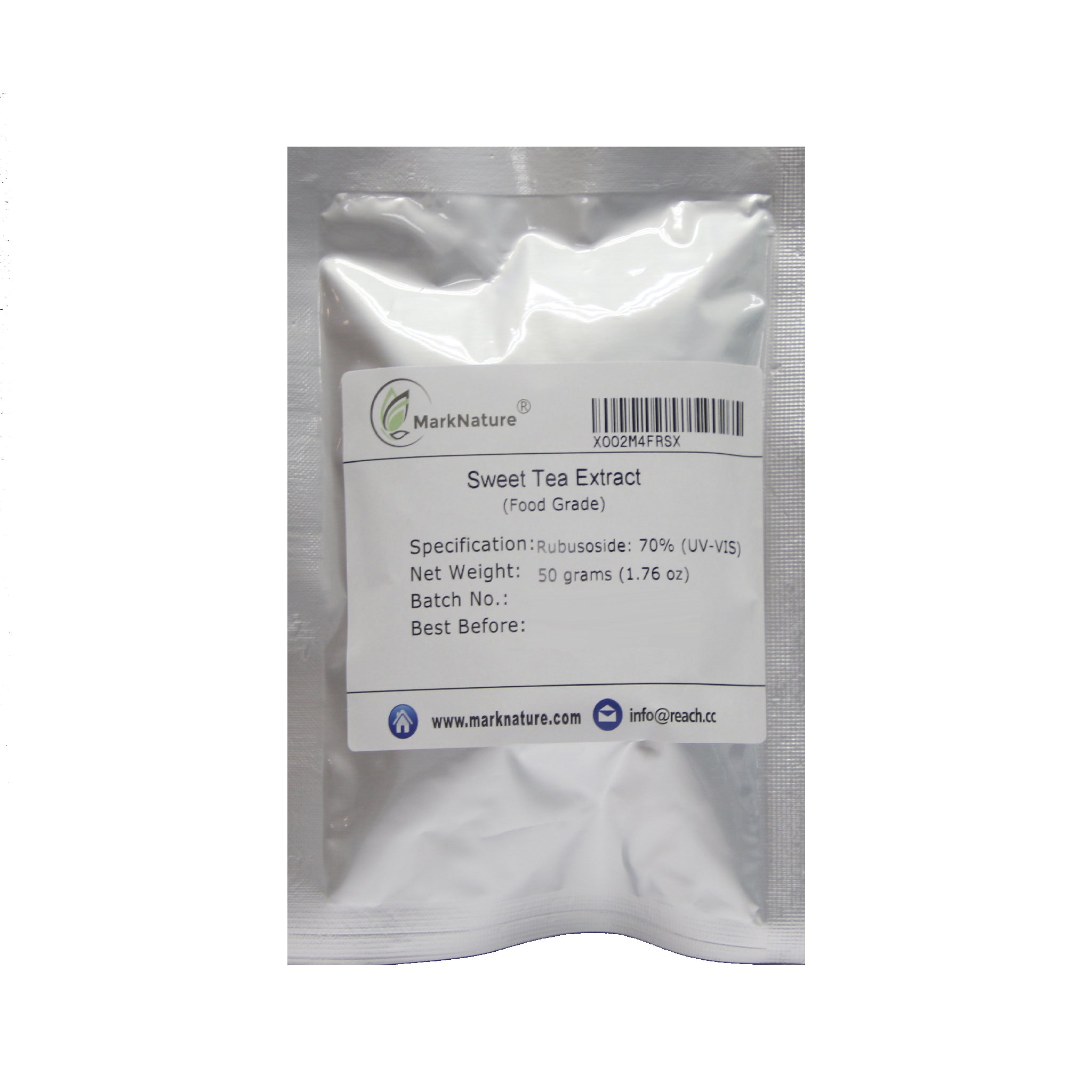 Extrato de chá doce, Rubusoside 70% (HPLC), Grau Refinado de Alta Pureza