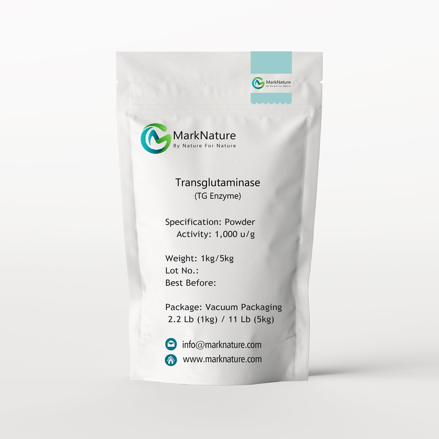 Transglutaminase, Enzima TG, Atividade 1,000 u/g, Grau Alimentar